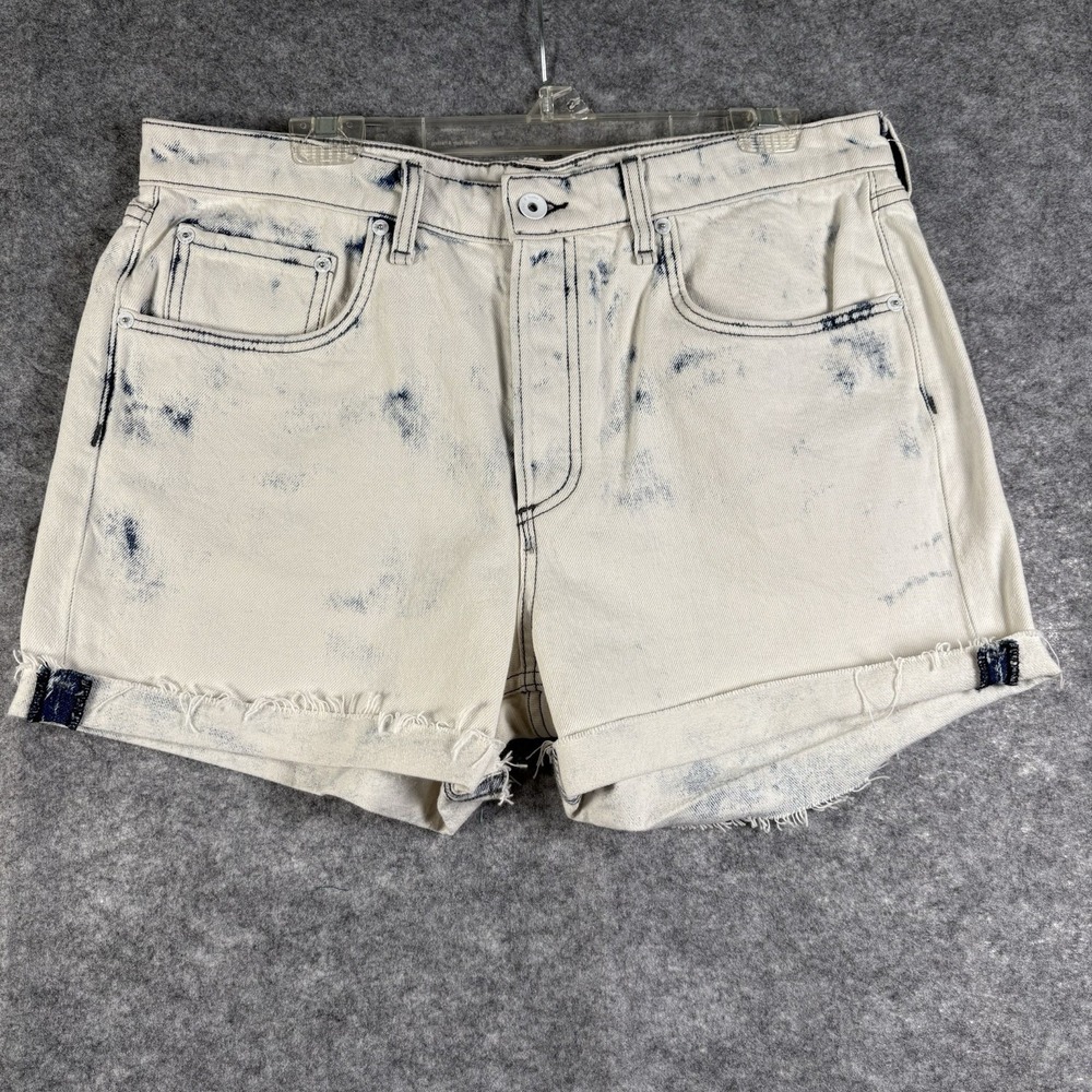 RAG & BONE Rosa Mid Rise Boyfriend Shorts Size 31 Half Moon NWT Boho Western‎
